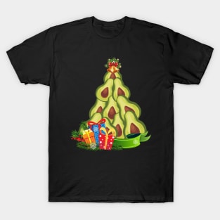 Avocado Christmas Tree - Avocado Lover T-Shirt